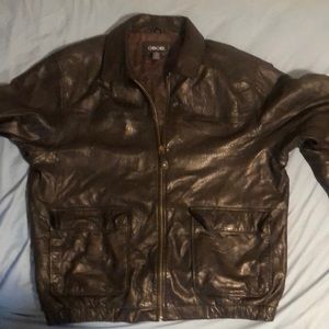 XL brown leather  Cherokee jacket